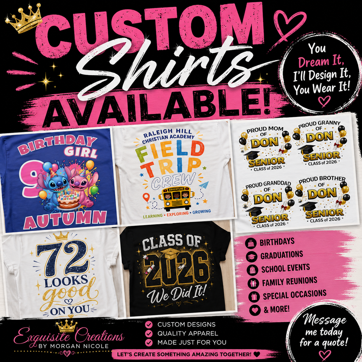 Custom T-Shirt Order